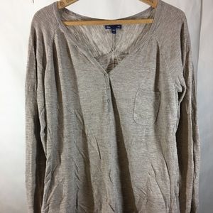 GAP tan sweater XL